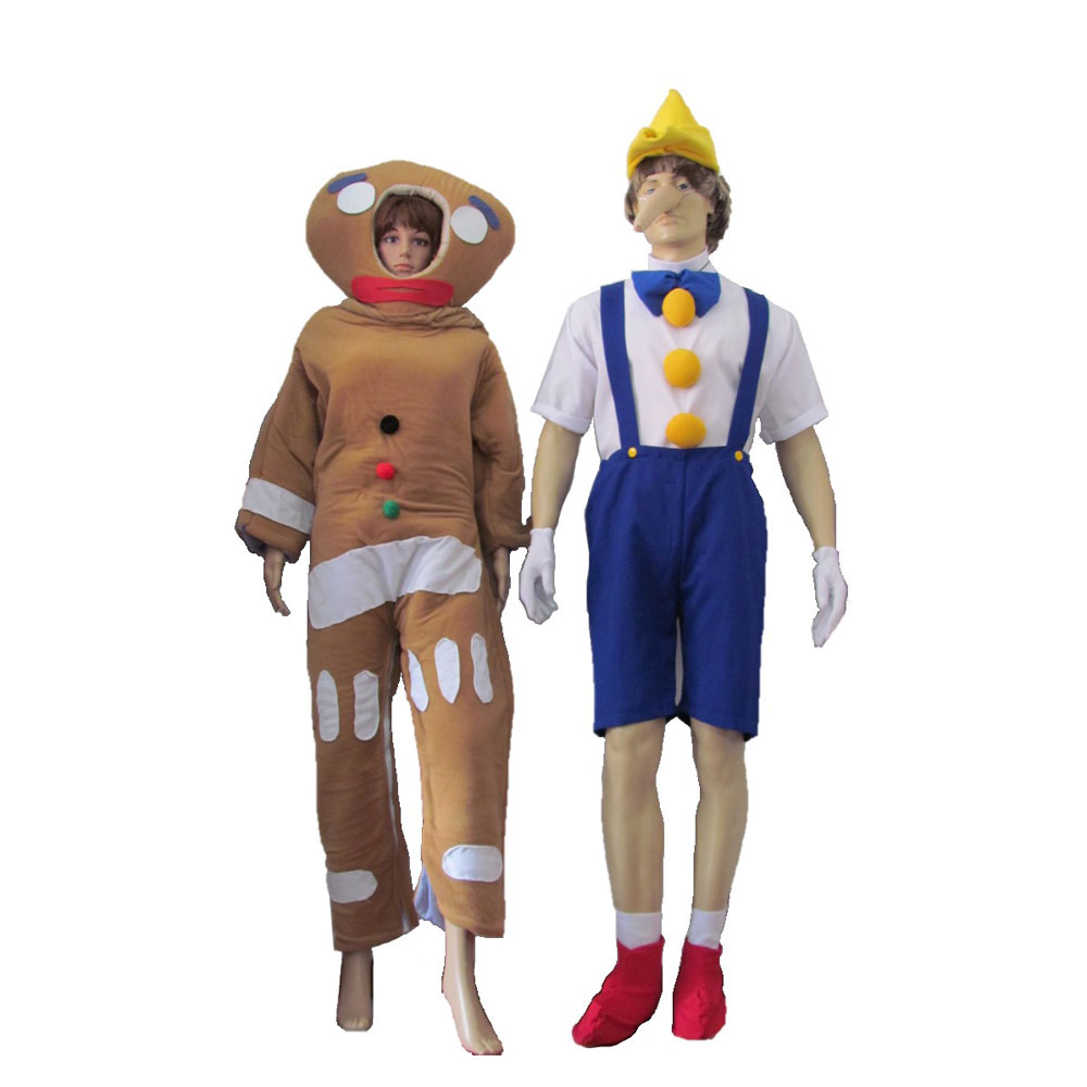 costilla Inspiración lecho Galleta y Pinocho, Shrek – Abrakdabra Disfraces