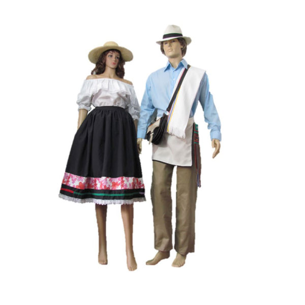 Tipico hombre y mujer
