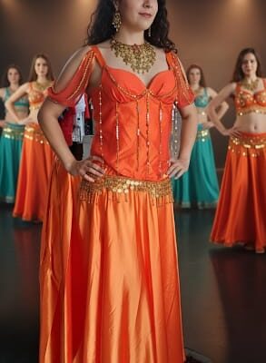 Bailarina Arabe Naranja