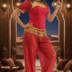 Bailarina Arabe Rojo