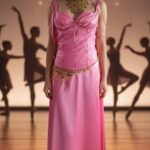 Bailarina Arabe Rosa con Accesorios