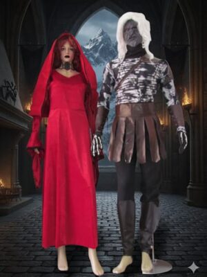Bruja roja y caminante blanco