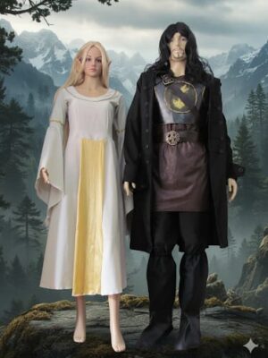 Caballero y princesa