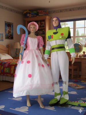 Pastorcita y Buzz Light Year, Toy story
