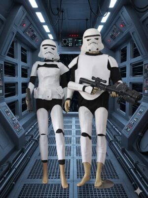 Stormtrooper hombre y mujer, Star Wars